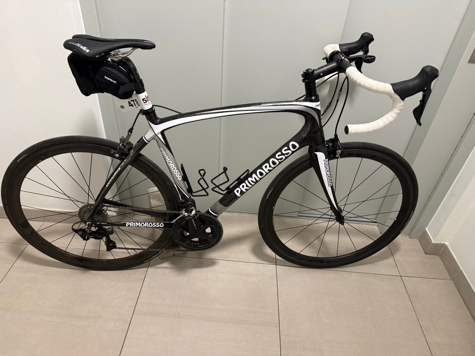 Racefiets Primorosso Shimano 105, Frein sur jante, Enlèvement, Utilisé, Hommes