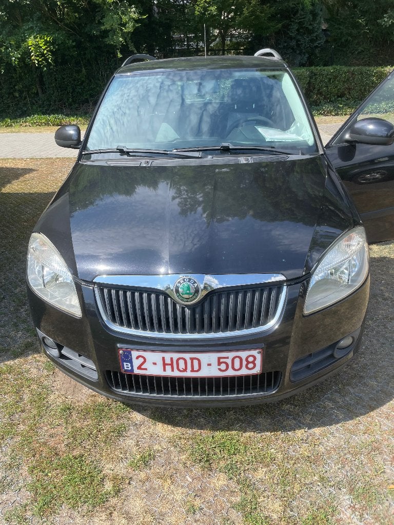 Skoda Fabia, Auto's, Skoda, Zwart, Te koop, Break, Handgeschakeld