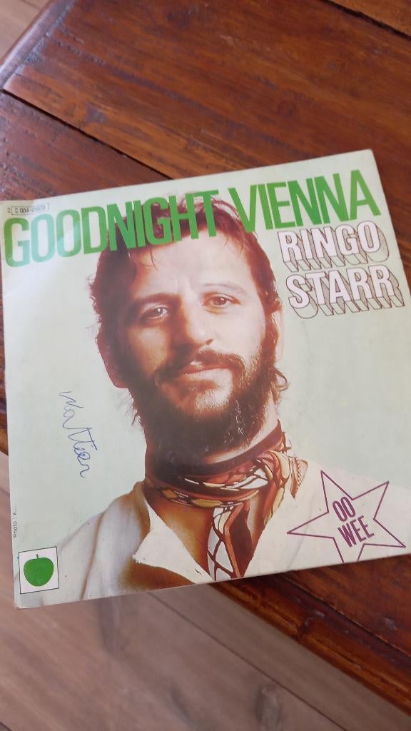 vinyl (45T) ringo starr "goodnight vienna", Ophalen, Zo goed als nieuw