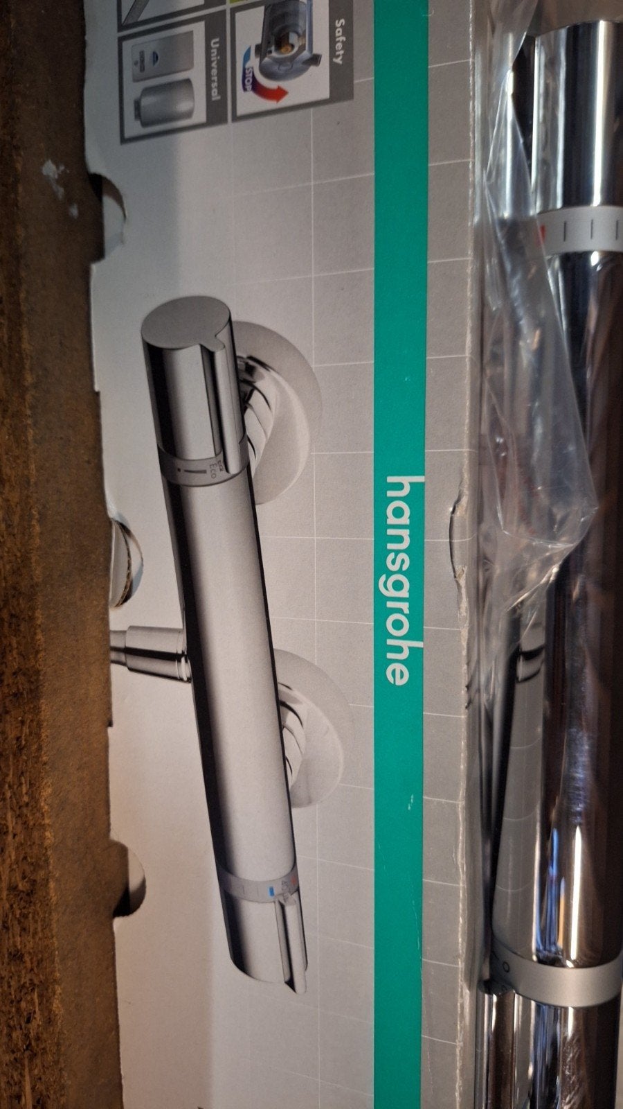 robinetterie thermostatique de douche Hansgrohe, Enlèvement