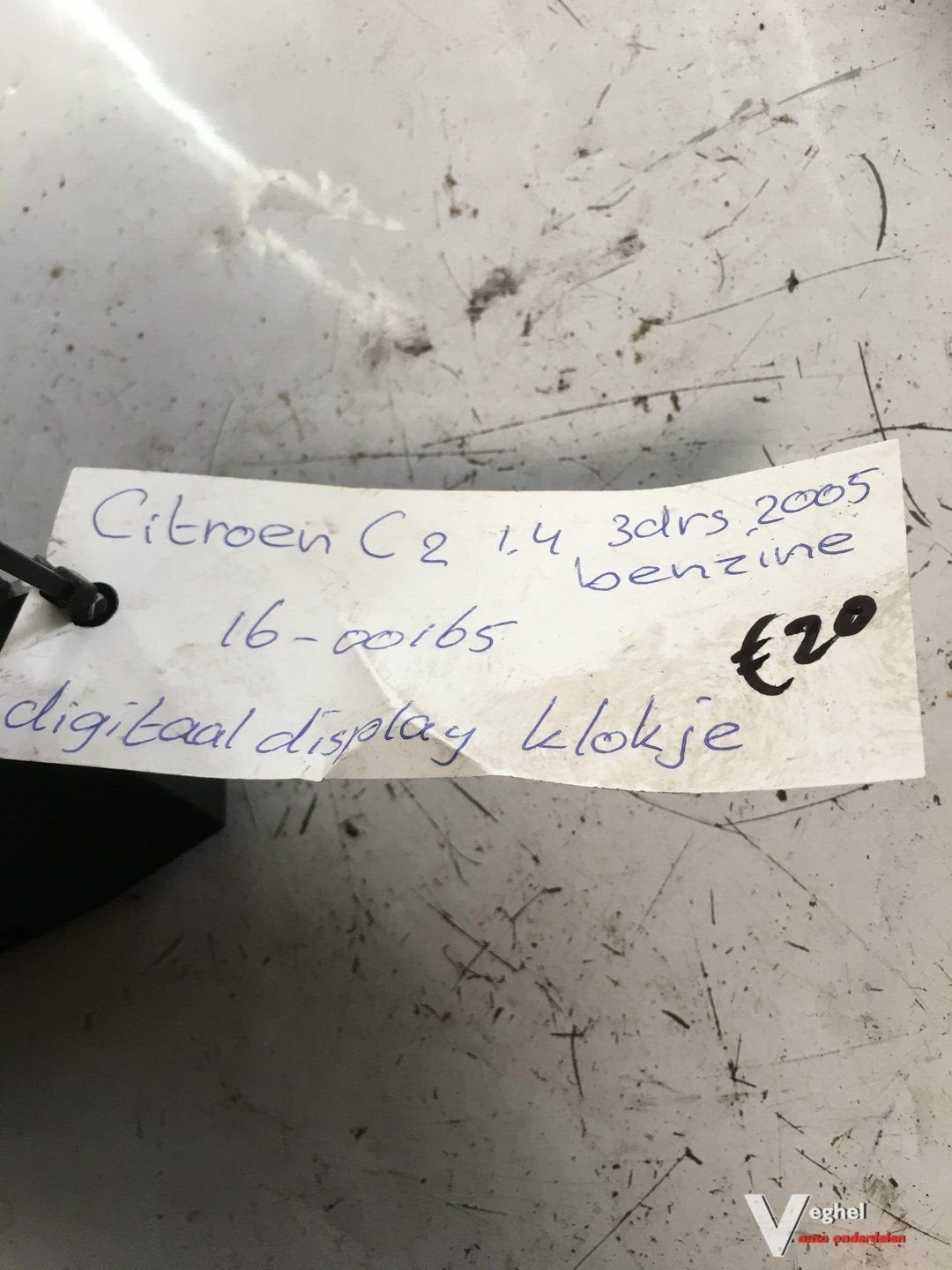 Citroen C2 2005  digitaal  Klokje, Auto-onderdelen, Gebruikt, -, -, Ophalen of Verzenden