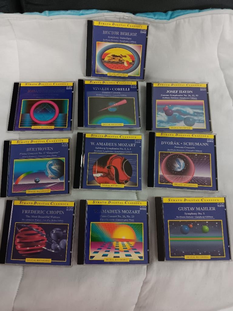 10 CD s STRATO DIGITAL CLASSICS in goede staat, Ophalen, Gebruikt, Overige typen