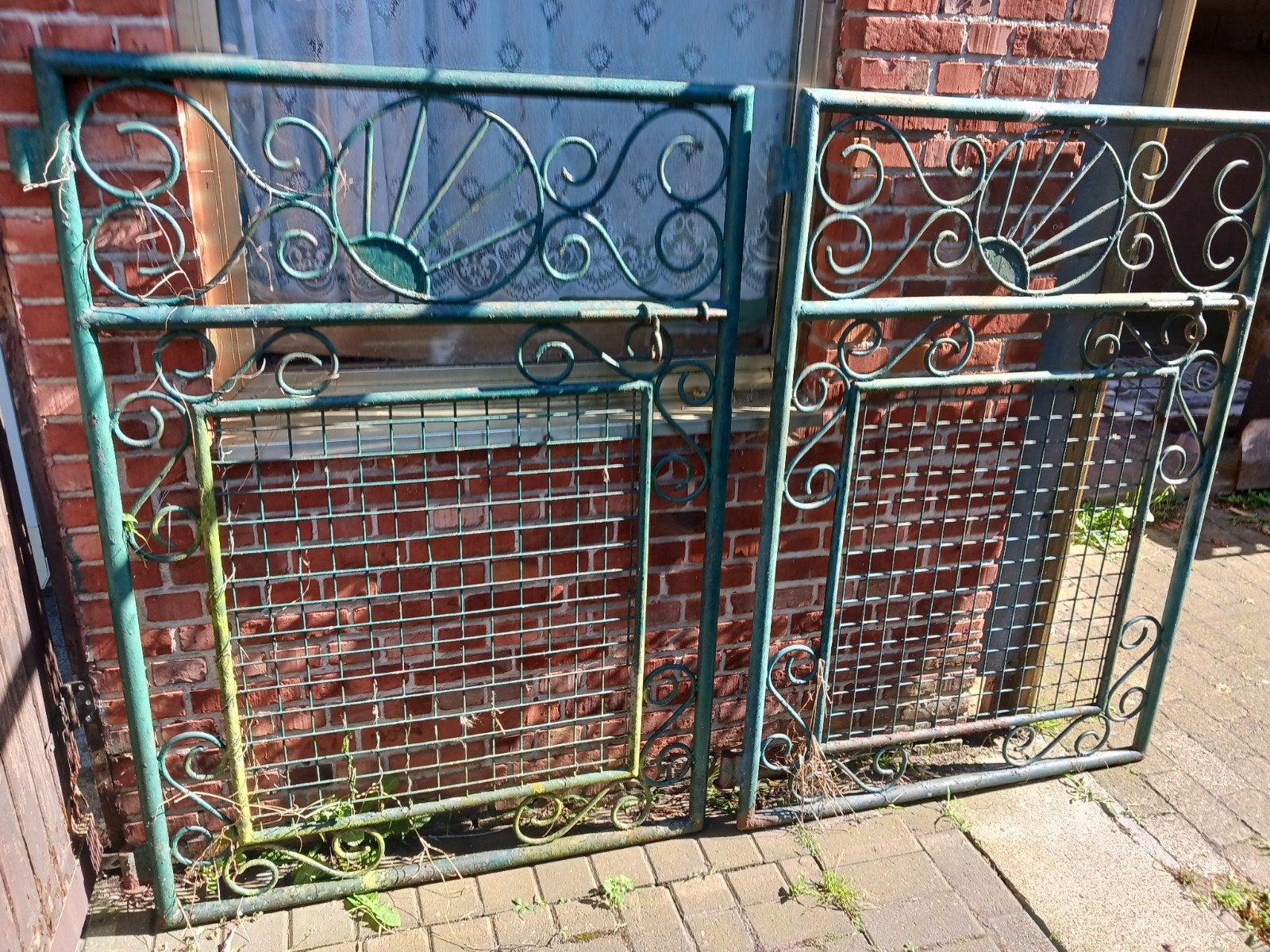 2 tuinpoorten, Antiek en Kunst, Curiosa en Brocante, Ophalen