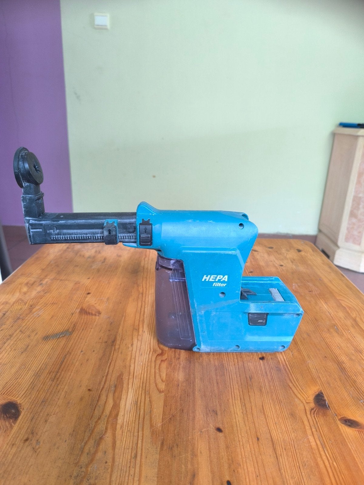 Makita stofafzuig adapter met opvang DX02, Ophalen, Gebruikt