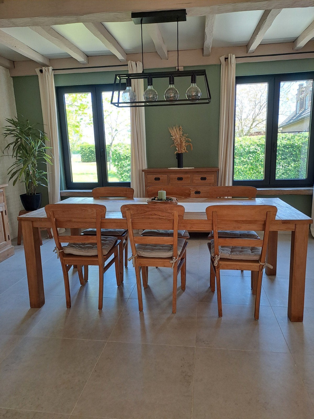 Volledige landelijke eetplaats, Huis en Inrichting, Complete eetkamers, Ophalen