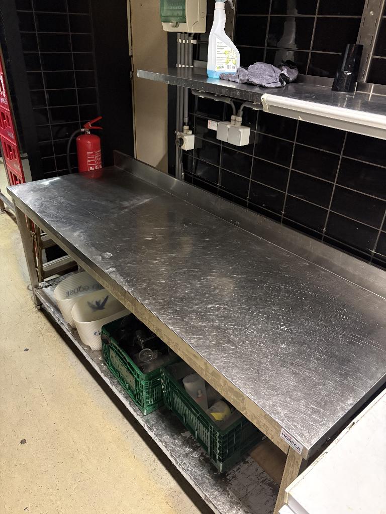 Table Inox Envoi 3X (55 euros prix unitaire), Enlèvement, Utilisé, Inox