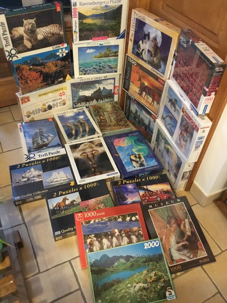 Nieuwe puzzels 1000 en 1500 stukjes, Ophalen of Verzenden, 500 t/m 1500 stukjes, Nieuw, Legpuzzel