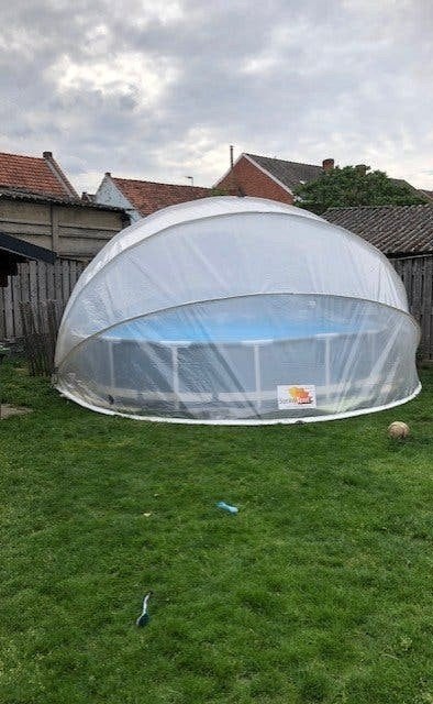 Volledige set: zwembad intex 4.57x1.22, 300 cm ou plus, Rond, Enlèvement, Utilisé