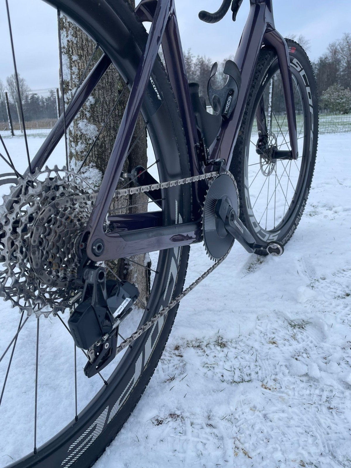 Scott addict gravel Medium Custom, Fietsen en Brommers, 28 inch, Gebruikt, Carbon, 10 tot 15 versnellingen