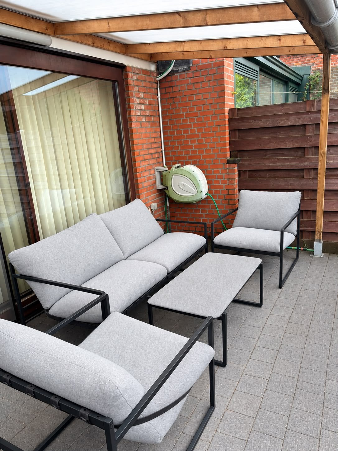 Goed onderhouden tuinset, Enlèvement ou Envoi, Comme neuf, Salons de jardin