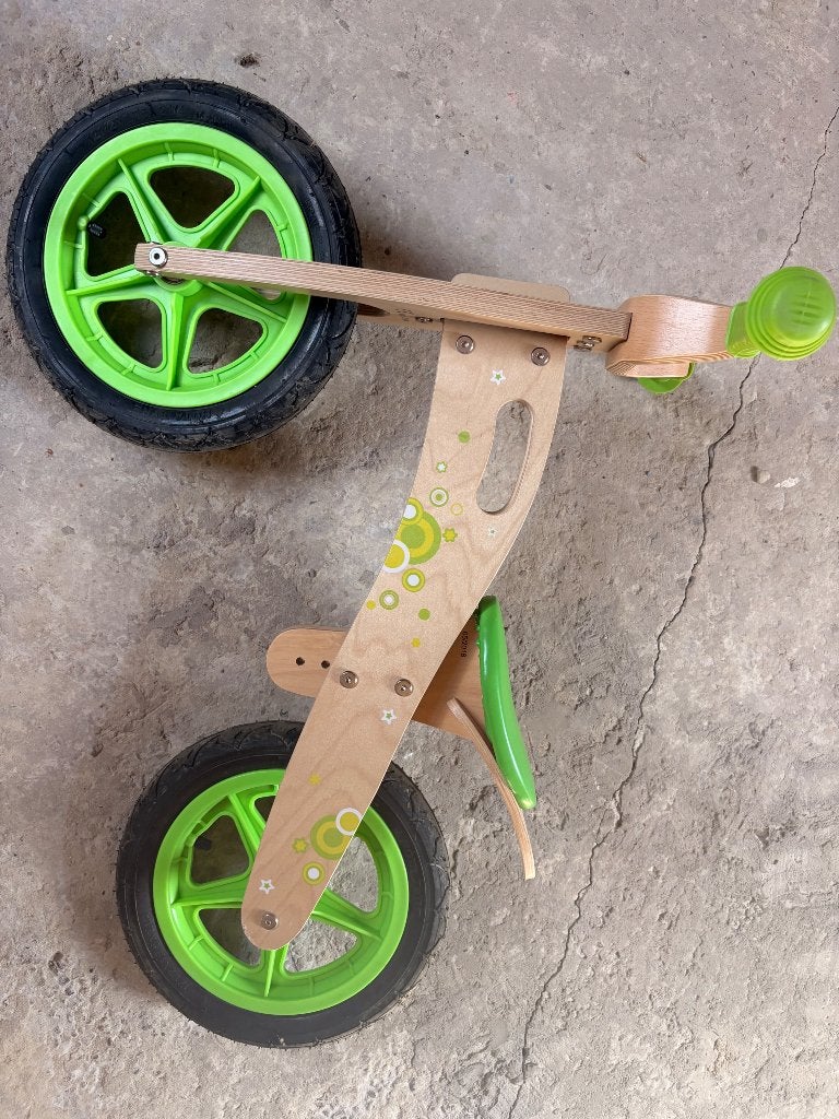 Houten loopfietsje, Ophalen, Zo goed als nieuw, Loopfiets