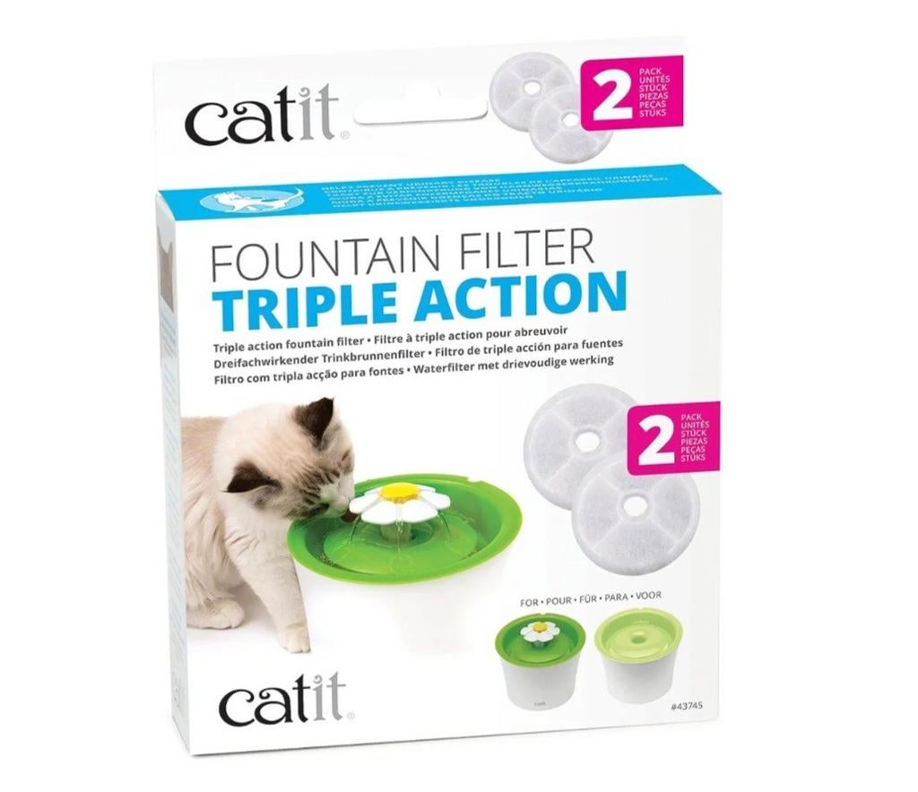 3 filtres catit flower fountain, Animaux & Accessoires, Jouets pour chats, Enlèvement ou Envoi