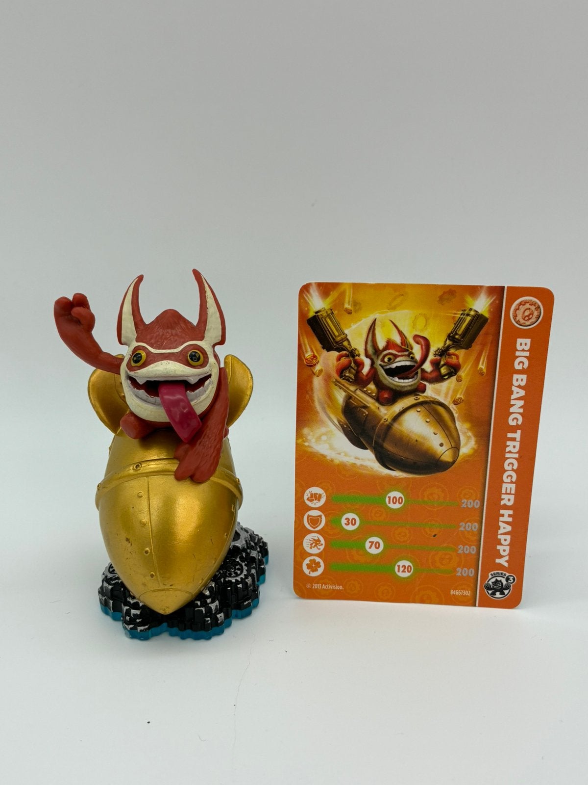 Skylanders Swap Force Big Bang Trigger Happy met kaartje, Verzenden, Zo goed als nieuw