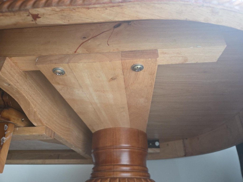 Klassieke uitschuifbare eettafel, Huis en Inrichting, Ophalen, Overige materialen, Gebruikt, Vijf personen of meer