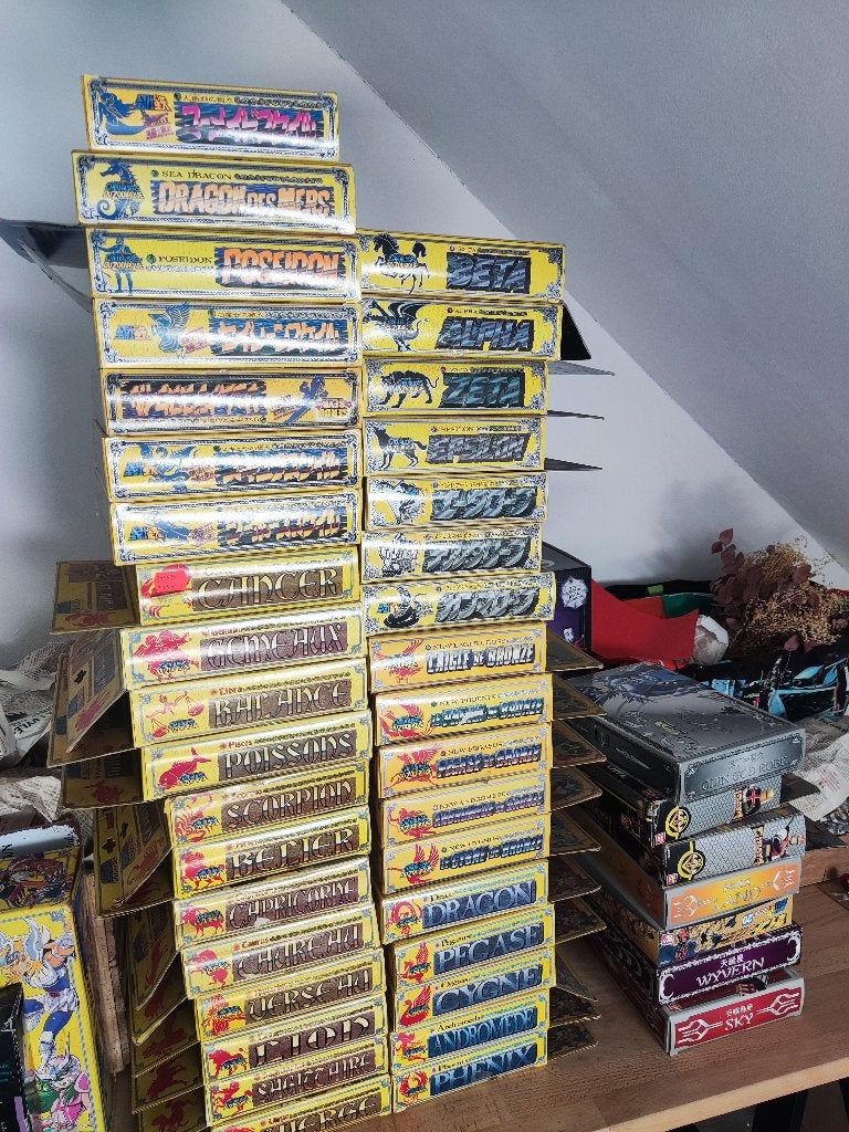 Lot Figurines Vintage Saint Seiya / Chevaliers du Zodiaque, Enlèvement, Utilisé
