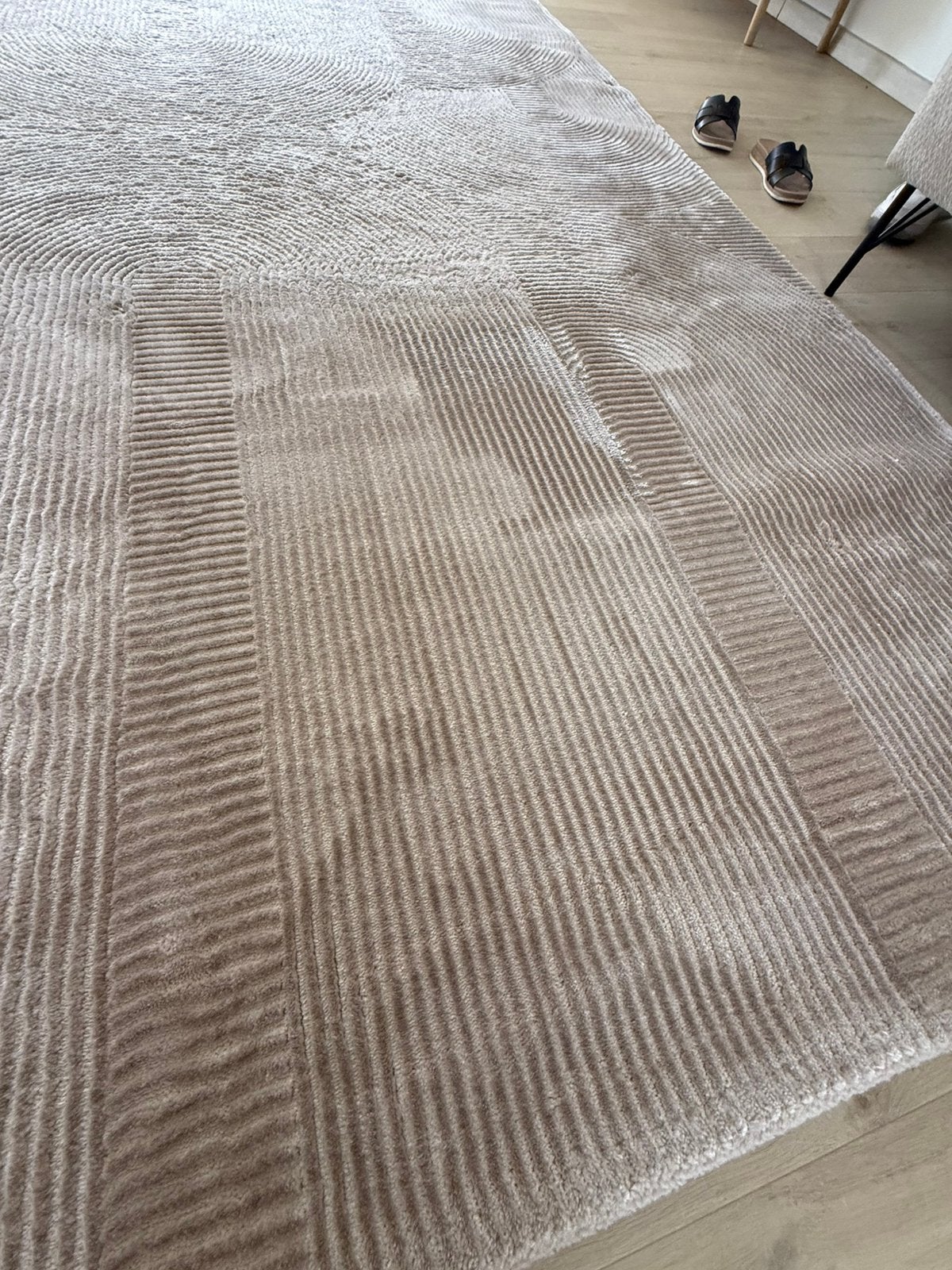 Tapis beige 200 x 290 cm, Maison & Meubles, Ameublement | Tapis & Moquettes, Enlèvement, Comme neuf, Beige