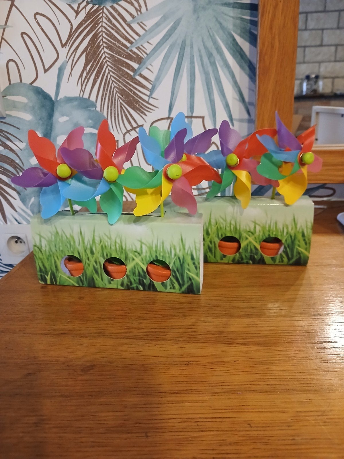 3 paquet de 3 pot moulin deco neuf, Enlèvement ou Envoi, Neuf