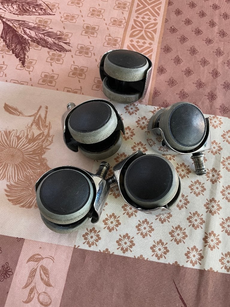 Zachte bureaustoel wielen, Ophalen of Verzenden