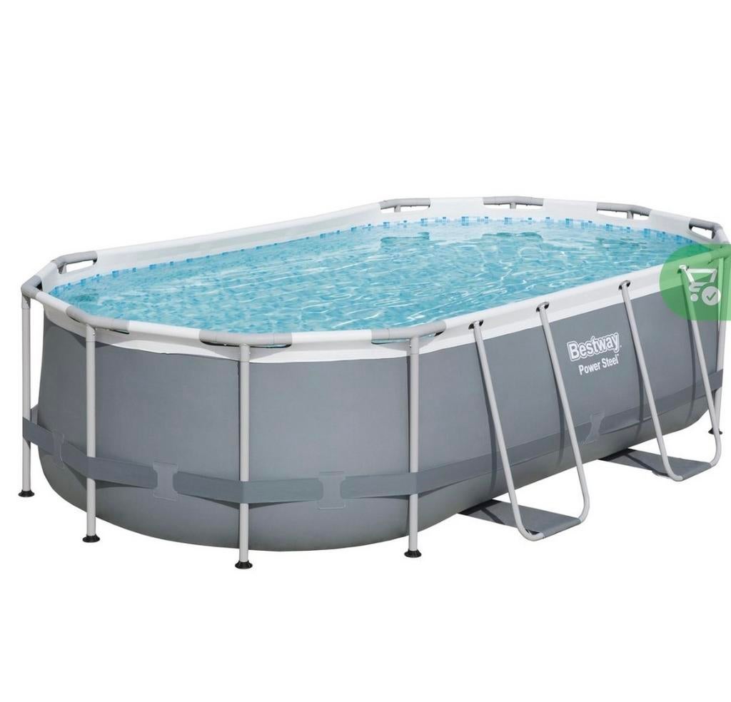 Zwembad, warmtepomp, zandfilter en zwembadstofzuiger, Tuin en Terras, Ophalen