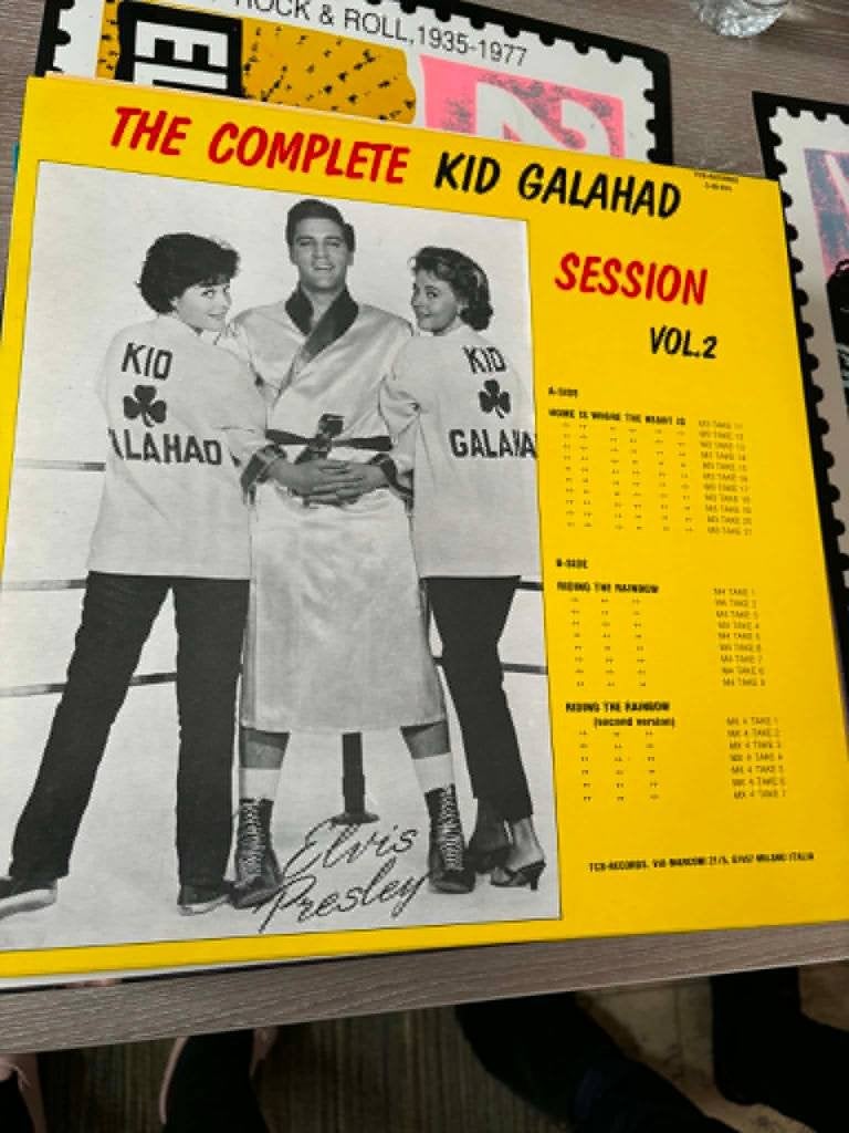Elvis bootleg lp, The complete kid Galahad session, vol. 2., LP, Ophalen of Verzenden, Zo goed als nieuw, Import