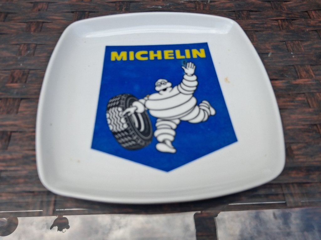 MICHELIN geldschaal, Verzamelen, Merken en Reclamevoorwerpen, Ophalen of Verzenden, Zo goed als nieuw, Reclamebord