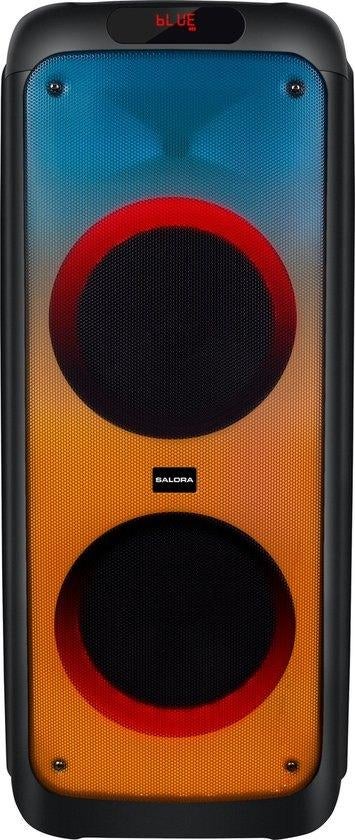 Enceinte bluetooth Salora 500w, Autres marques, Ensemble surround complet, Comme neuf, Enlèvement