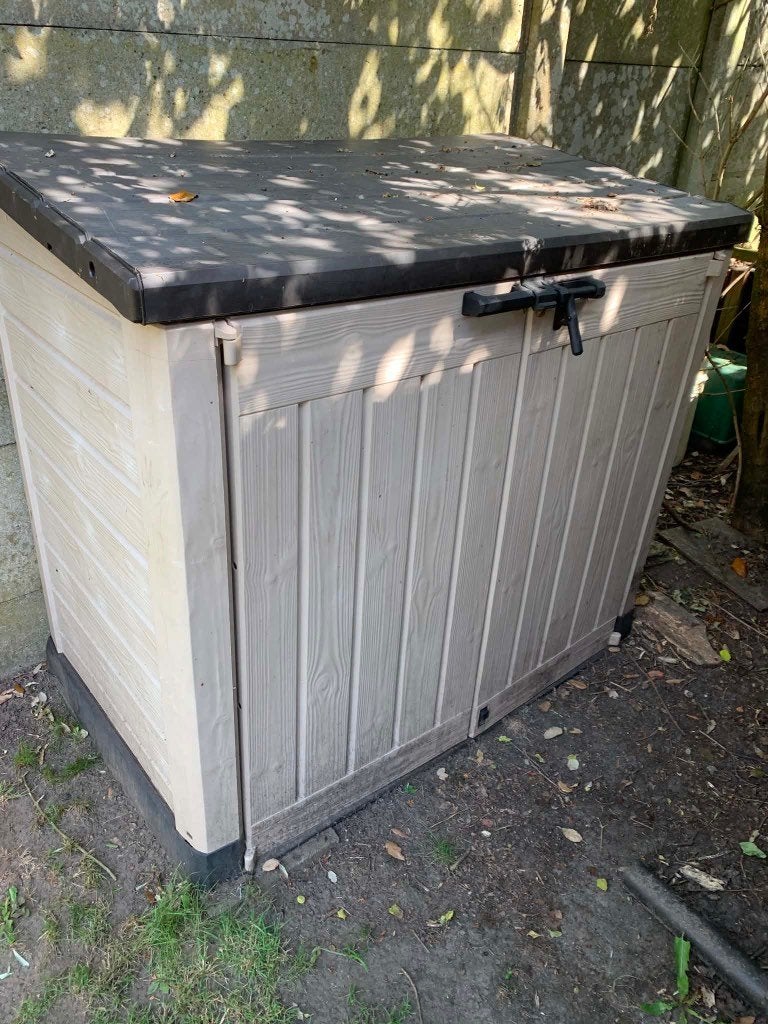 Tuinset in teak, Ophalen, Gebruikt, Hardhout, 6 zitplaatsen