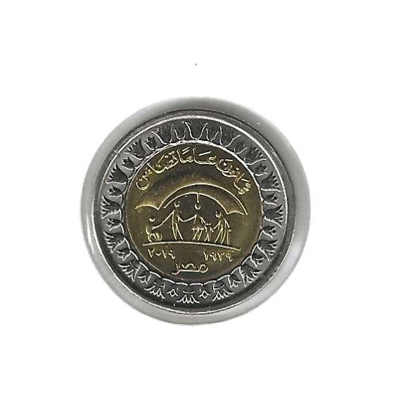 Egypte, 1 Pound AH1441(2019), Ministry of Social Solidarity., Timbres & Monnaies, Enlèvement ou Envoi, Égypte, Monnaie en vrac