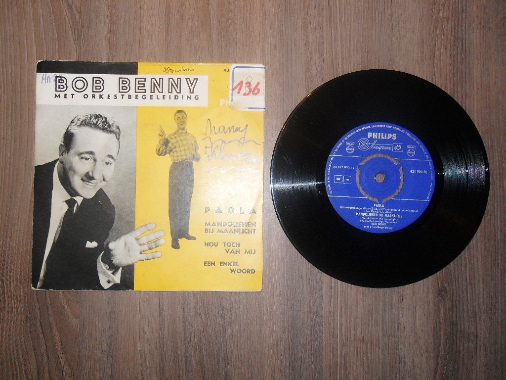 Bob Benny - Paola, Cd's en Dvd's, Gebruikt, 7 inch, Ophalen of Verzenden, Levenslied of Smartlap