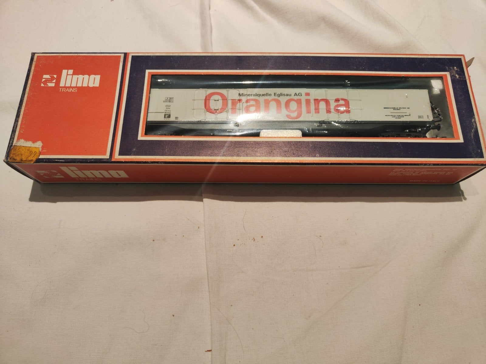 Wagon Lima "Orangina" Ref 3196., Hobby & Loisirs créatifs, Trains miniatures | Échelle N, Envoi, Wagon, Lima