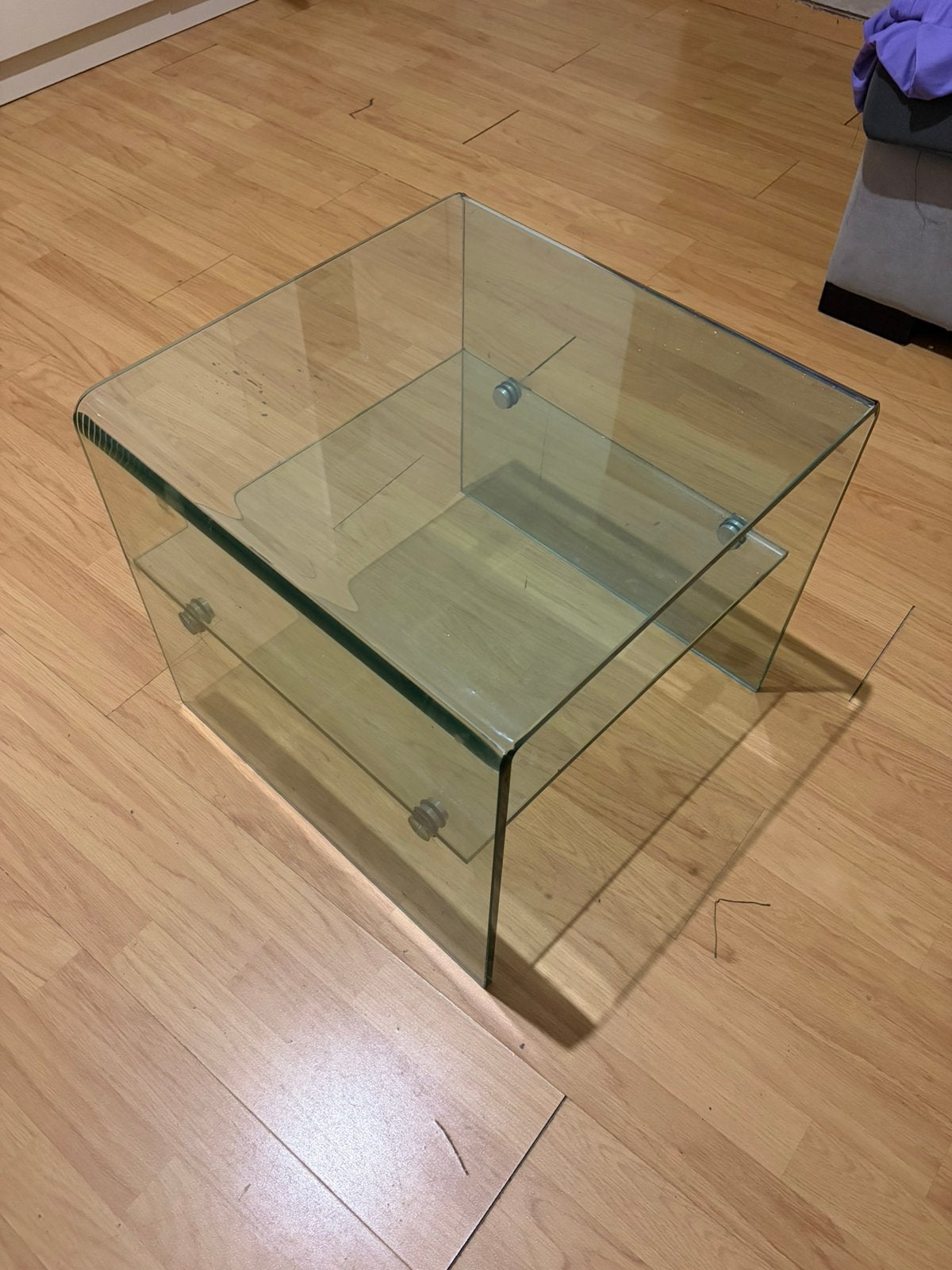 Table en verre ( faire offre), Maison & Meubles, Enlèvement, Comme neuf, Verre