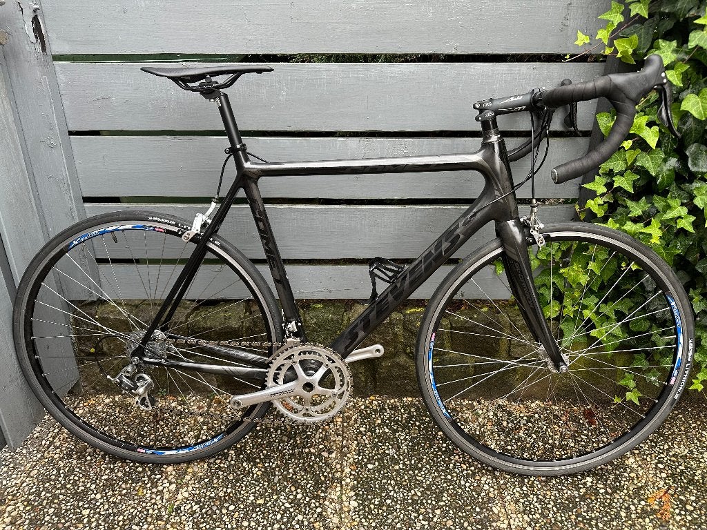 Vélo de route STEVENS COMET en carbone 58 cm., Enlèvement ou Envoi, 57 à 61 cm, Utilisé, 28 pouces