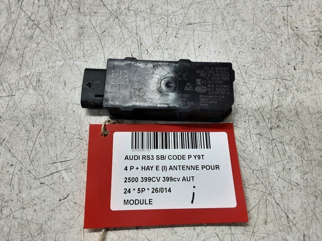 UNITE ELECTRONIQUE Audi RS 3 Sportback (8YA) (5WA962133F), Mevr. I. Hauben, Audi, Utilisé, Rue de l'Espoir 34 34
4030  GRIVEGNÉE, BE