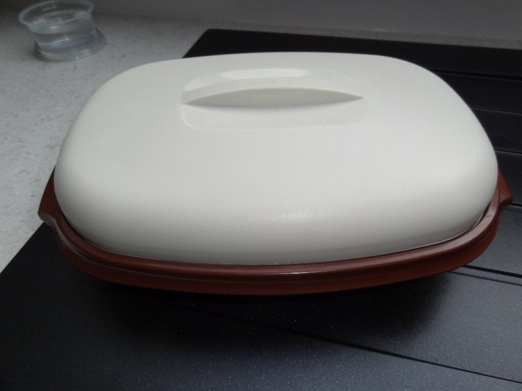 tupperware-potje, Ophalen of Verzenden, Zo goed als nieuw, Wit