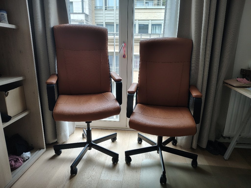 Office Chair, Ophalen, Bruin, Zo goed als nieuw, Bureaustoel