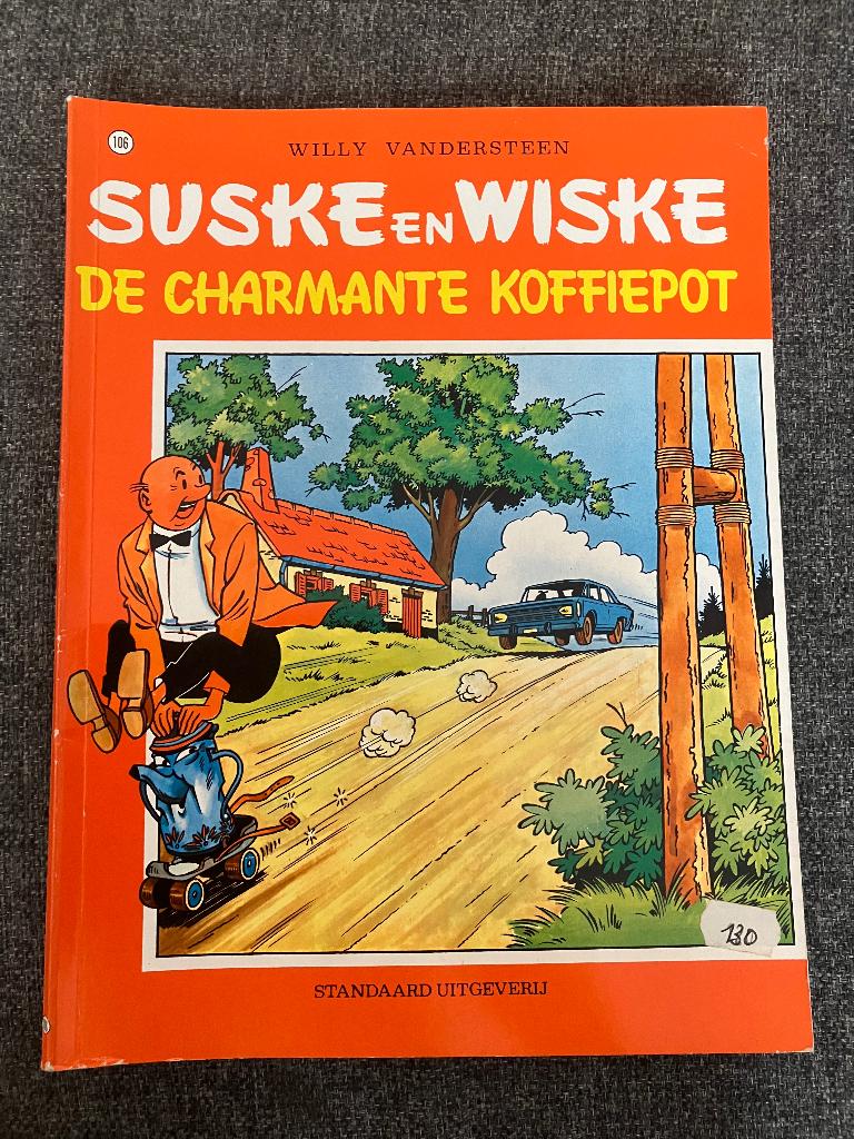 Suske en Wiske - 106 - De charmante koffiepot, Eén stripboek, Ophalen of Verzenden, Gelezen