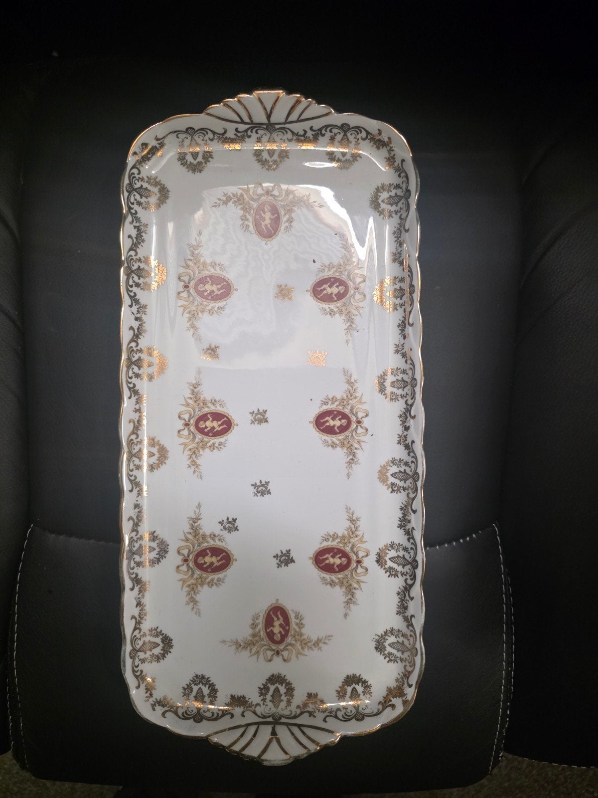 Originele Limoges PARL Raymond Laporte cakeschaal - Goud & B, Enlèvement