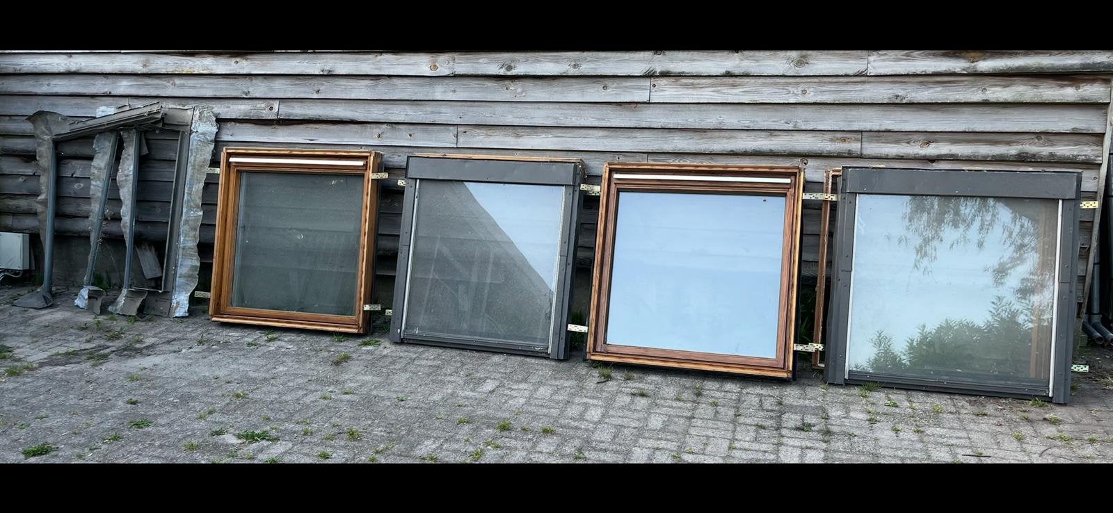 Velux dakramen 120x120 cm 9 stuks, Doe-het-zelf en Bouw, Raamkozijnen en Schuifdeuren, Gebruikt, Overige typen, Inclusief glas