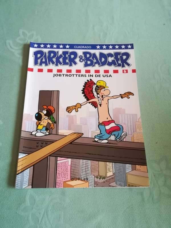 Strips Kinderspel + De kippen van Kentucky + Parker & Badger, Meerdere stripboeken, Ophalen of Verzenden, Gelezen