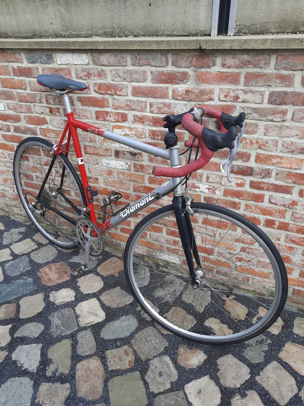 Koersfiets Diamant., 28 inch, Gebruikt, Velgrem, 15 tot 20 versnellingen