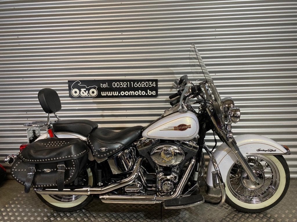 H-D Heritage Softail Classic 1584 + Garantie + Onderhoud!, Motoren, 2 cilinders, Occasion, Bedrijf, Meer dan 35 kW