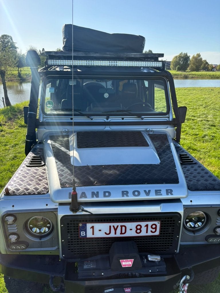 Defender 110 TD4 2.4 Diesel Lichte Vracht, Auto's, Stof, Zwart, 4 cilinders, Defender