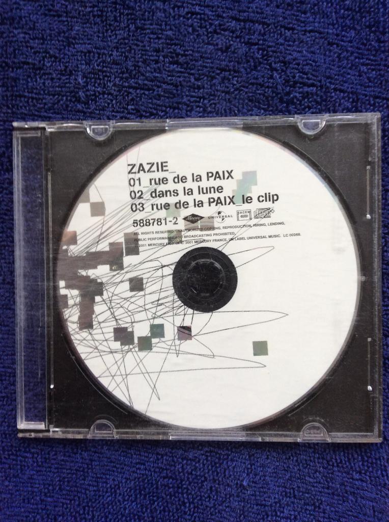 ZAZIE. (VREDESSTRAAT)., Cd's en Dvd's, Cd Singles, Verzenden, Gebruikt