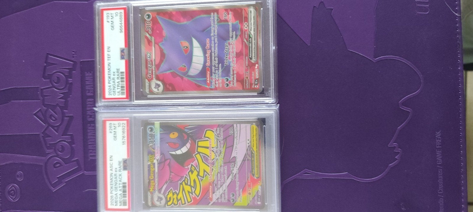 Psa10 Mega gengar ex #269 psa10 Gengar ex #193, Ophalen