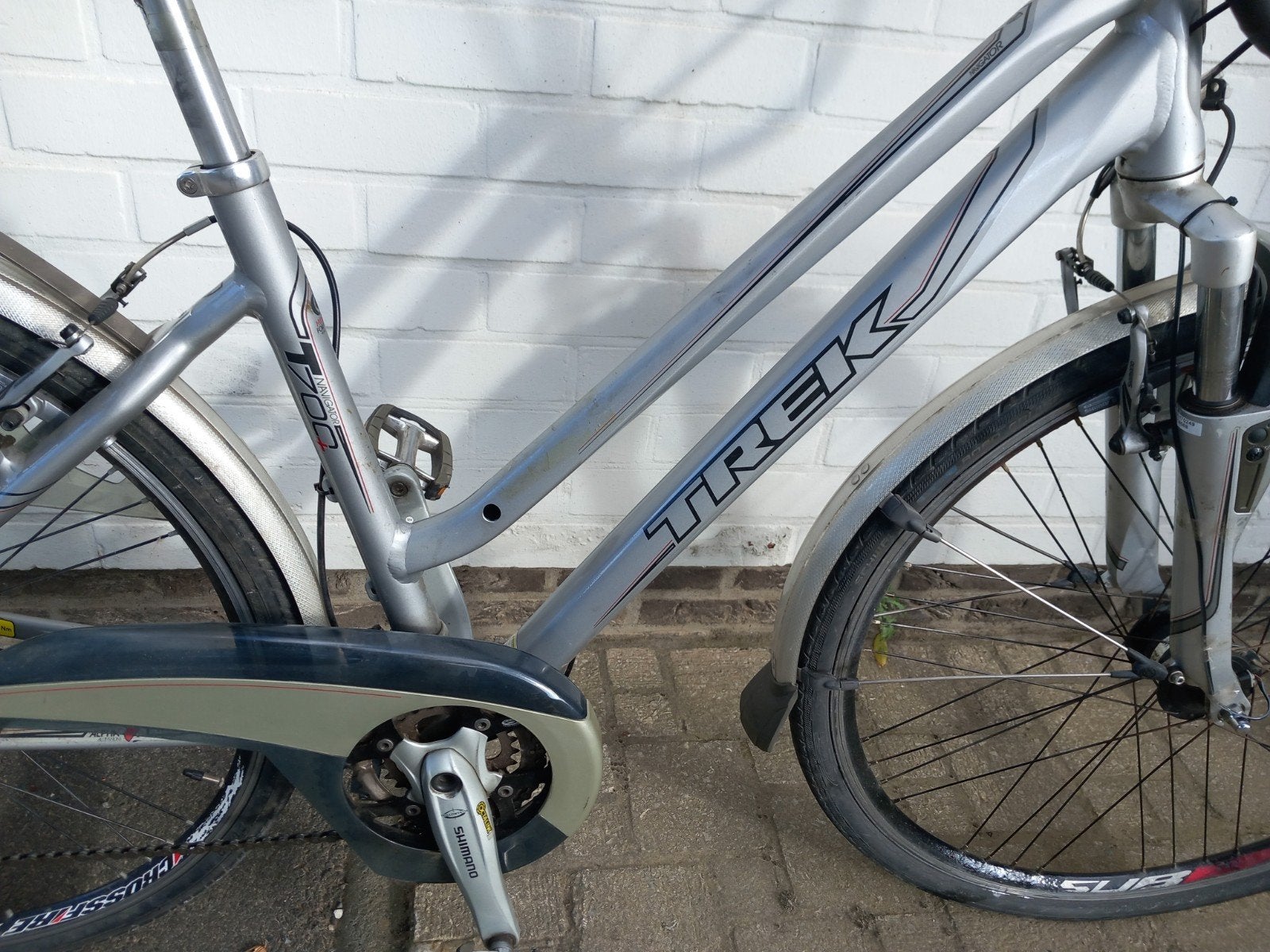 Trek damesfiets, Fietsen en Brommers, Overige merken, 28 inch, Gebruikt, Velgrem