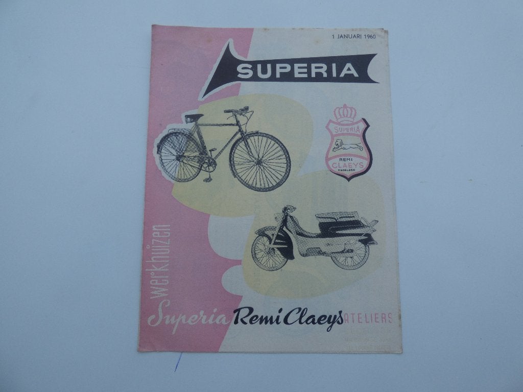 BROCHURE SUPERIA, Enlèvement ou Envoi, Utilisé