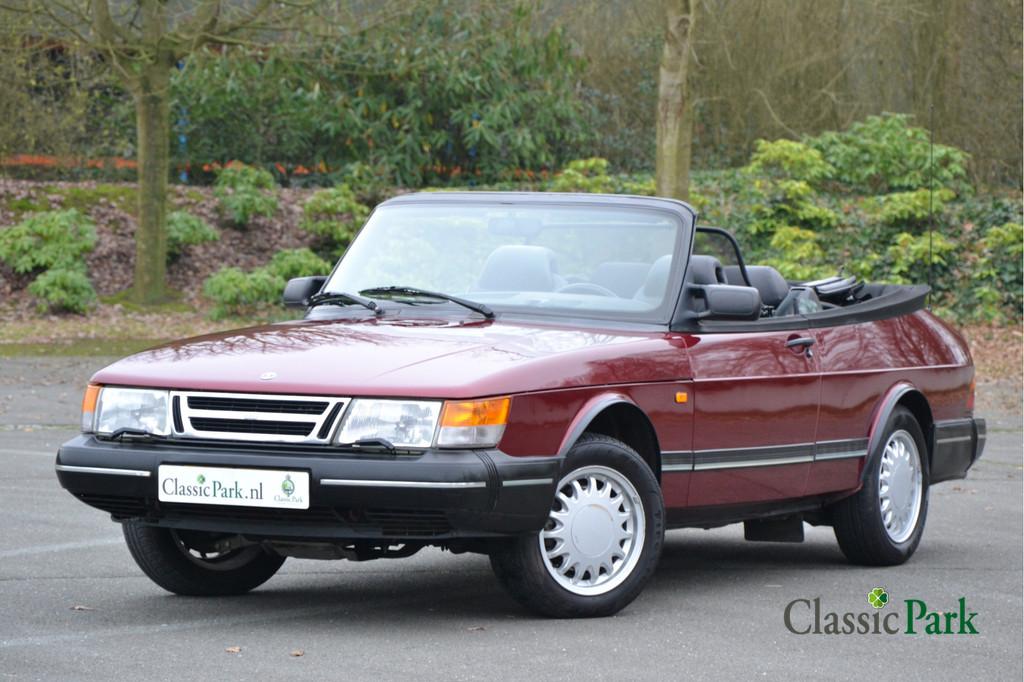 Saab 900 i cabriolet (bj 1993), Auto's, Oldtimers, Bedrijf, Te koop, Lederen bekleding, Open dak, Saab, Benzine, Cabriolet, 2 deurs