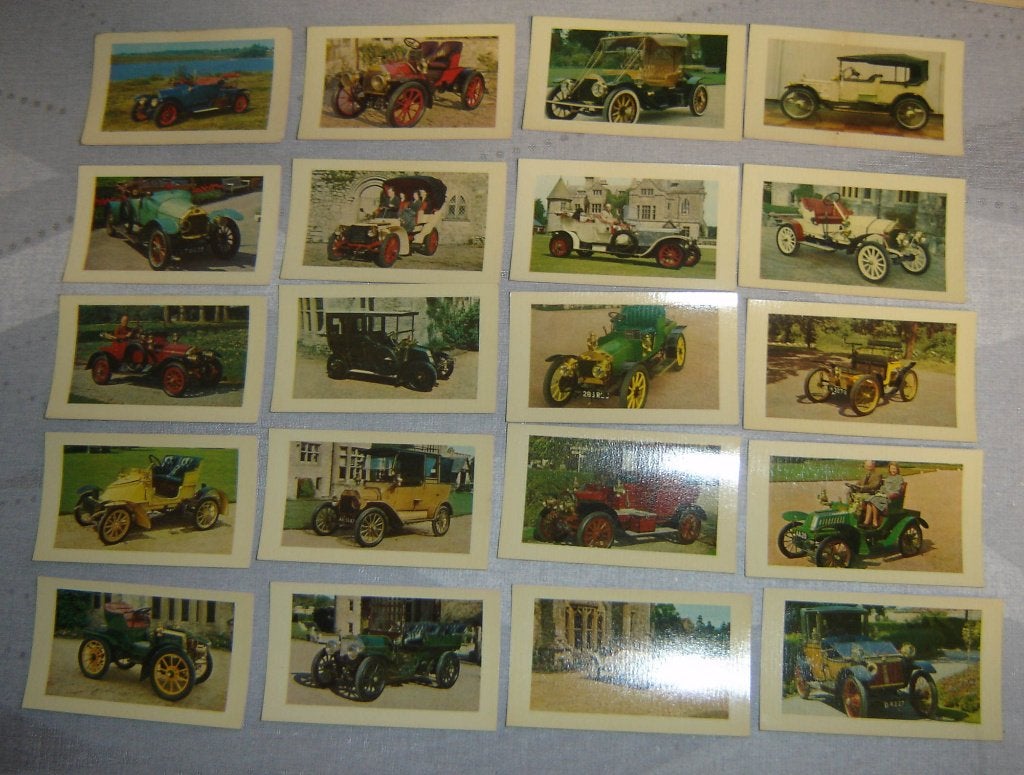 Chromos Jubilé  Rallye van Oude Wagens Volledig 1 tot 40., Verzamelen, Foto's en Prenten, Gebruikt, Verzenden, 1940 tot 1960, Prent