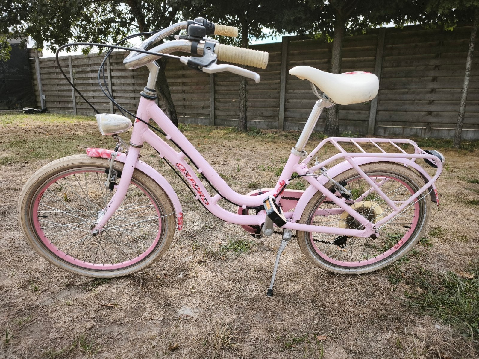 roze Oxford Fiore meisjesfiets van 20 inch, Fietsen en Brommers, Ophalen, Gebruikt