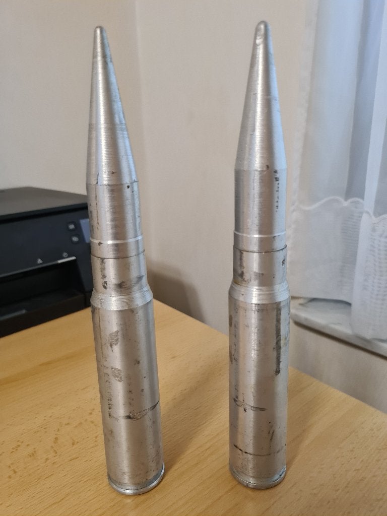 Oefenpatronen 40mm DRILL - totaal onschadelijk, Ophalen of Verzenden, Landmacht, Hulzen of Bodemvondsten